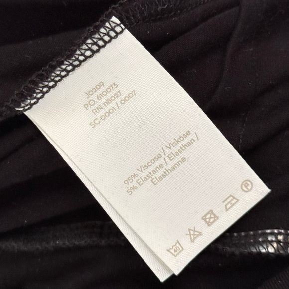 Boden Ellen Jersey Knit Wide Leg‎ Cropped Jumpsuit Black Women’s Size 4 - Picture 12 of 13